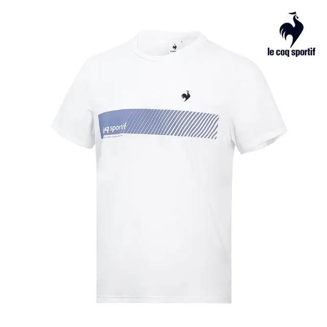 【LE COQ SPORTIF 公雞】S.Cafe環保科技咖啡紗運動Training短袖T恤 中性-4色-LWR23601