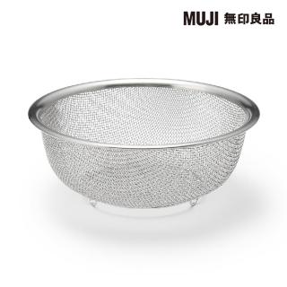 【MUJI 無印良品】不鏽鋼網籃/S/附網腳
