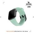 【UAG】X RIP CURL Apple Watch 38/40/41mm 舒適矽膠運動錶帶-薄荷綠(UAG)