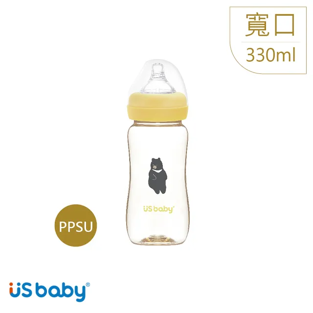 【US BABY 優生】真母感愛地球PPSU奶瓶(寬口徑330ml)