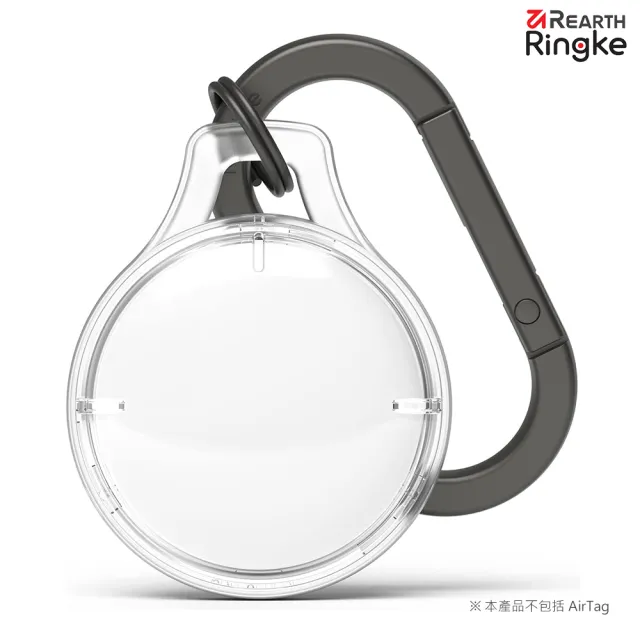 【Ringke】Apple AirTag Slim 輕薄保護殼－1入 透明 透黑 透紫 透綠(Rearth 附登山扣)