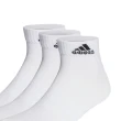 【adidas 愛迪達】T SPW ANK 3P 三雙 運動襪 休閒襪 短襪 男女 - HT3468