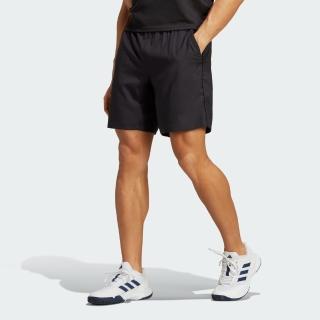 【adidas 愛迪達】短褲 男款 運動褲 TS SHORT 黑 HR8725