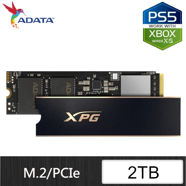 【ADATA 威剛】XPG GAMMIX S70 PRO 2TB PCIe 4.0 M.2 2280固態硬碟/五年保(讀：7400M/s 寫：6800M/s)