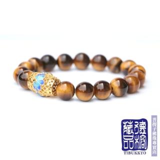 【TIBUKKYO 德榕藏品】天然黃虎眼石手珠 10mm(避邪招財)