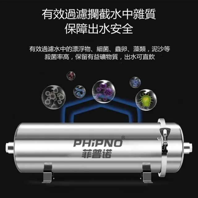 【PHIPNO】過濾器全屋大流量淨水器淨濾水器(過濾器/淨水器/淨濾水器)