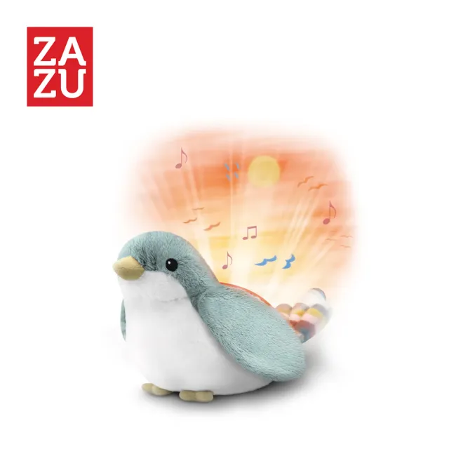 【ZAZU】荷蘭聲控感應安撫音樂投影燈/音樂鈴 夕陽好朋友系列(多款可選)