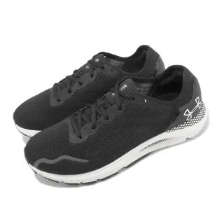 【UNDER ARMOUR】慢跑鞋 HOVR Sonic 6 2E 男鞋 寬楦 黑 白 路跑 運動鞋 UA(3026821001)