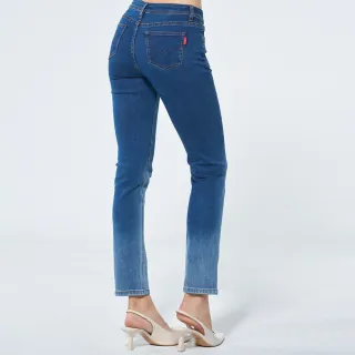 【BLUE WAY】女裝 魔力修身中腰丹寧小直筒褲 牛仔褲-ET BOITE箱子