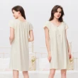 【La Felino 羅絲美】簡約美學短袖蕾絲洋裝睡衣 11052
