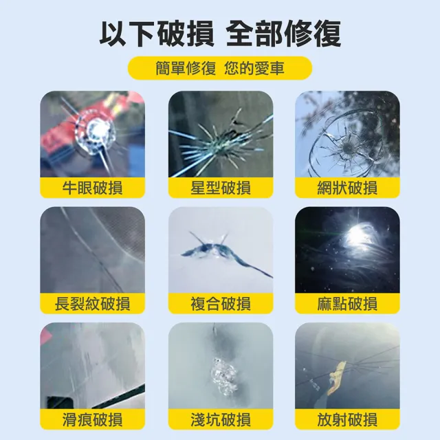 【Jo Go Wu】汽車擋風玻璃修復(玻璃修復劑/玻璃裂痕修復器/還原玻璃/玻璃破洞修補劑)