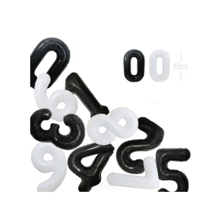 【KNJSTORE】40吋數字氣球(黑/白)