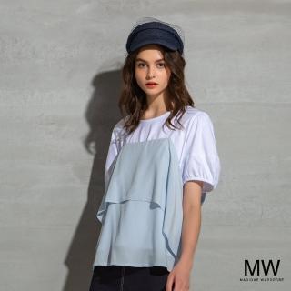 【MAGIQUE WARDROBE】二件式荷葉背心上衣(2色)