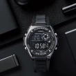 【CASIO 卡西歐】潮流時尚電子腕錶/黑(MWD-100HB-1B)