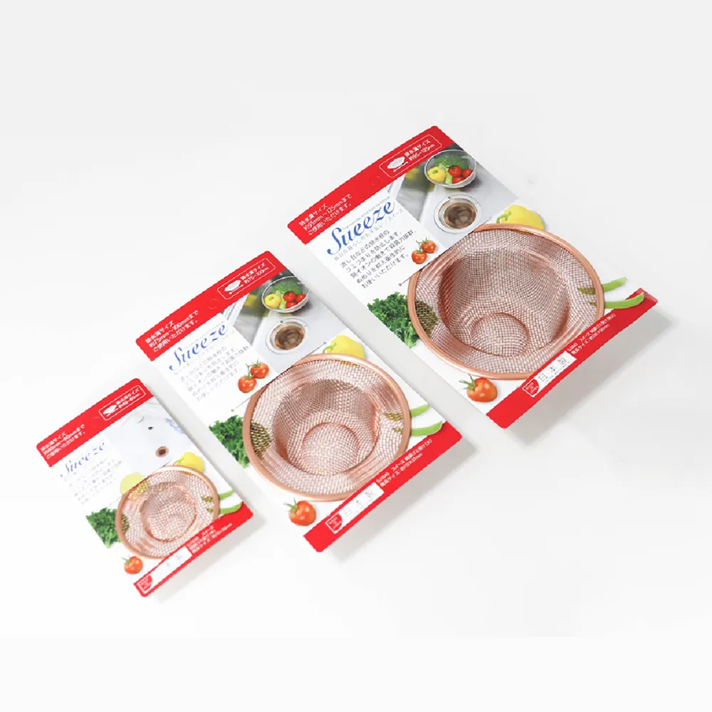 【ARZ】YOSHIKAWA 吉川 日本製 純銅濾水網 特大款(抗菌除臭 適用9.5〜12.5cm排水孔 水槽排水濾網)