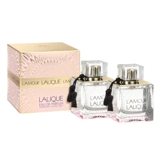 【LALIQUE 萊儷】LAmour Lalique 愛慕女性淡香精4.5ML 小香2入組(專櫃公司貨)