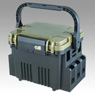 【明邦】MEIHO VS-7080N 黑/綠色釣魚工具箱(#船釣置物箱 #工具箱 #釣魚工具箱 #耐重物 #耐衝擊)