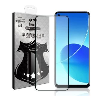 【VXTRA】OPPO Reno6 Z 5G 全膠貼合 滿版疏水疏油9H鋼化頂級玻璃膜-黑