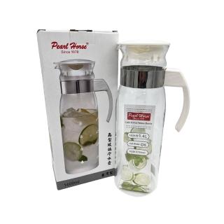 【生活King】寶馬牌高型玻璃冷水壺/咖啡壺(1400ml)