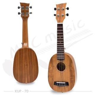 【KAKA】21吋 鳳梨型相思木 烏克麗麗 贈調音器(KUP-70)