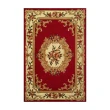 【山德力】古典羊毛地毯200x300cm緋紅(圖案精細、立體雕花)