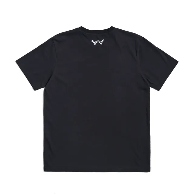 【EDWIN】男裝 人氣復刻款 牛仔褲線搞短袖T恤(黑色)