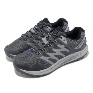 【MERRELL】越野跑鞋 Nova 3 男鞋 灰 黑 健行 戶外 郊山 黃金大底 運動鞋(ML067611)