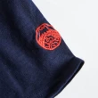 【EDWIN】江戶勝 男裝  富士山朱印和風小刺繡短袖T恤(丈青色)