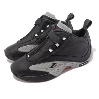 【REEBOK】籃球鞋 Answer IV 黑 灰 男鞋 Allen Iverson 艾佛森 4代 皮革 I3(HR1062)