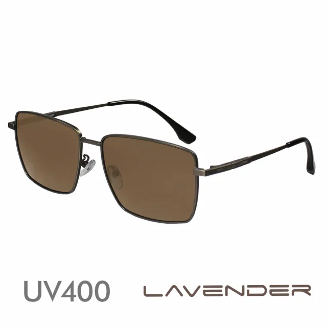 【Lavender】偏光片太陽眼鏡 造型簍空雕花 復古棕 3273 C5(偏光太陽眼鏡)