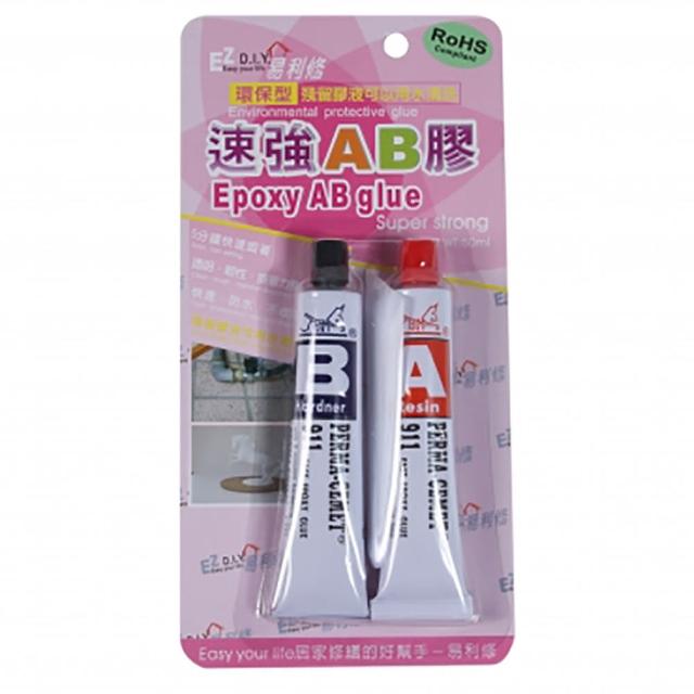 【特力屋】易利修 速強AB膠 50G