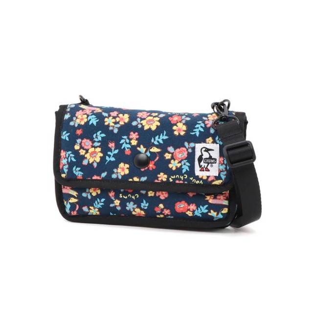 【CHUMS】CHUMS Mini Pouch Sweat側背包 Florets Outdoor(CH602702Z246)