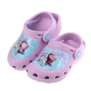 【布布童鞋】冰雪奇緣紫色星星兒童電燈布希鞋(B3A437F)