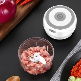 【東京 Ito】家用多功能無線電動10秒打蒜器(便攜 寶寶 嬰兒 輔食機 蒜泥神器 電動搗蒜器 食品級 USB 攪拌)