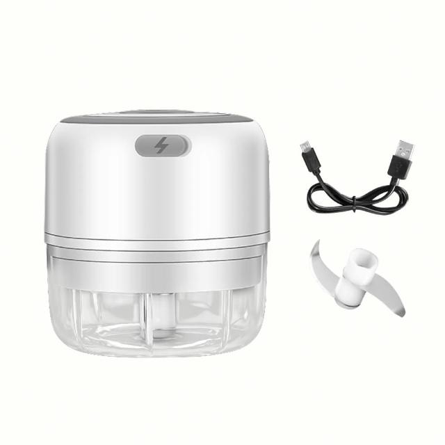 【東京 Ito】家用多功能無線電動10秒打蒜器(便攜 寶寶 嬰兒 輔食機 蒜泥神器 電動搗蒜器 食品級 USB 攪拌)
