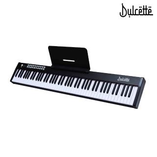 【Dulcette｜杜莎】88鍵標準厚鍵電子鋼琴(#1美國亞馬遜知名品牌 可攜式電子鋼琴)
