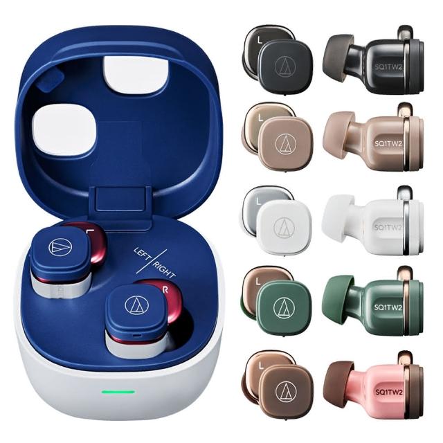 【audio-technica 鐵三角】ATH-SQ1TW2 真無線藍芽耳機(6色)