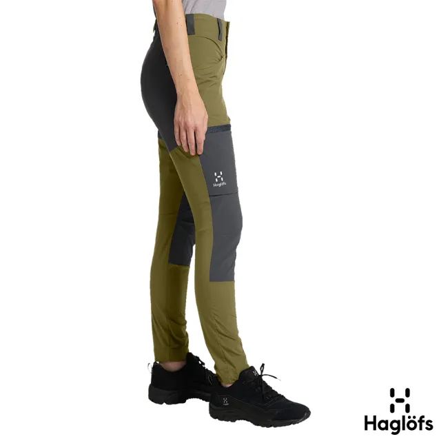 【Haglofs】女 Lite Slim 輕量快乾長褲(橄欖綠/磁鐵色)