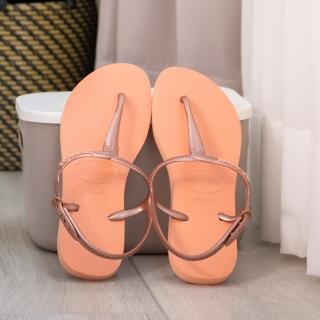 【havaianas 哈瓦仕最優惠】TWIST 粉色(涼鞋 女款 夾腳拖 巴西 夏日必備 海灘拖 哈瓦士)