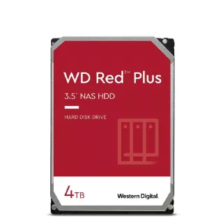 【WD 威騰】紅標 Plus 4TB 3.5吋 5400轉 256MB NAS 內接硬碟(WD40EFPX)