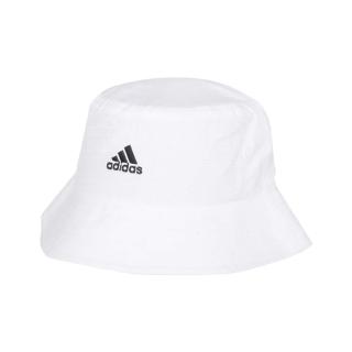 【adidas 愛迪達】漁夫帽-純棉 防曬 遮陽 休閒 帽子 愛迪達 白黑(IC9706)