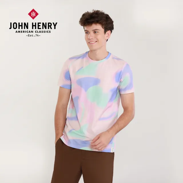 【JOHN HENRY】幻彩渲染短袖T恤