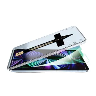 【SHOWHAN】iPad 10 綠光膜鋼化玻璃保護貼-貼膜神器 秒貼款