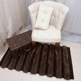 【Fuwaly】德國Esprit home 牧木地毯-70x140cm-ESP2521-05(橫紋 柔軟 床邊地毯)