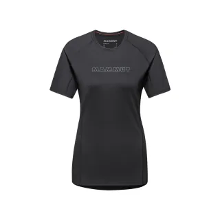 【Mammut 長毛象】Selun FL Logo T-Shirt W 機能LOGO短袖T恤 黑色 女款 #1017-05060