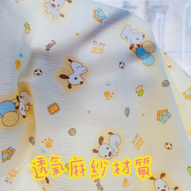 【Oluna 歐露娜】童馨 麻紗薄長袖套裝 0/2號 小孩睡衣 兒童睡衣 寶寶睡衣 居家服 兒童長袖 兒童長褲