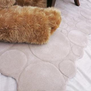 【Fuwaly】德國Esprit home 沫影造型地毯-70x140 cm ESP2818-01(不規則 白色)