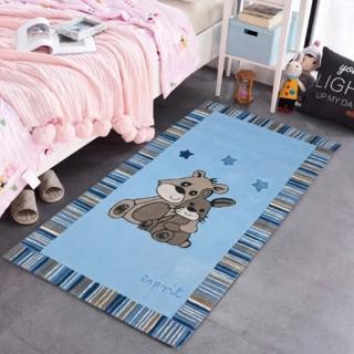 【Fuwaly】德國Esprit home KID系列童趣地毯-粉藍 70x140cm ESP3336-02(童趣 柔軟)