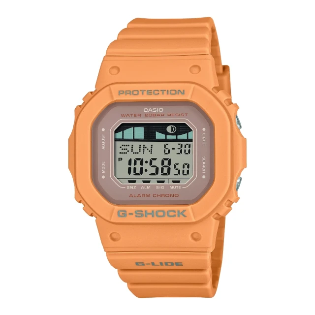 【CASIO 卡西歐】G-SHOCK潮汐月相電子錶(GLX-S5600-4)