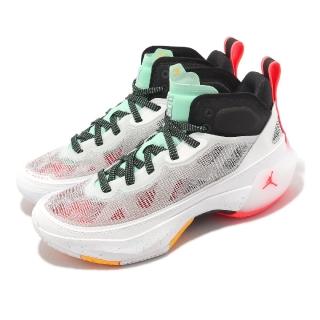 【NIKE 耐吉】Air Jordan XXXVII GUO GS 白 綠 喬丹 郭艾倫 大童鞋 女鞋 籃球鞋(FJ4495-130)